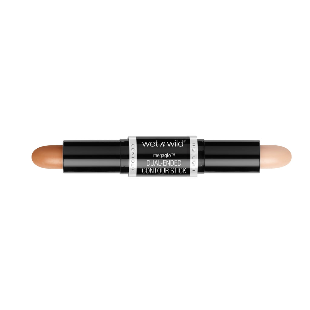 Wet n Wild MegaGlo Blendable Dual-Ended Contour Stick, Light Medium, Cruelty-Free