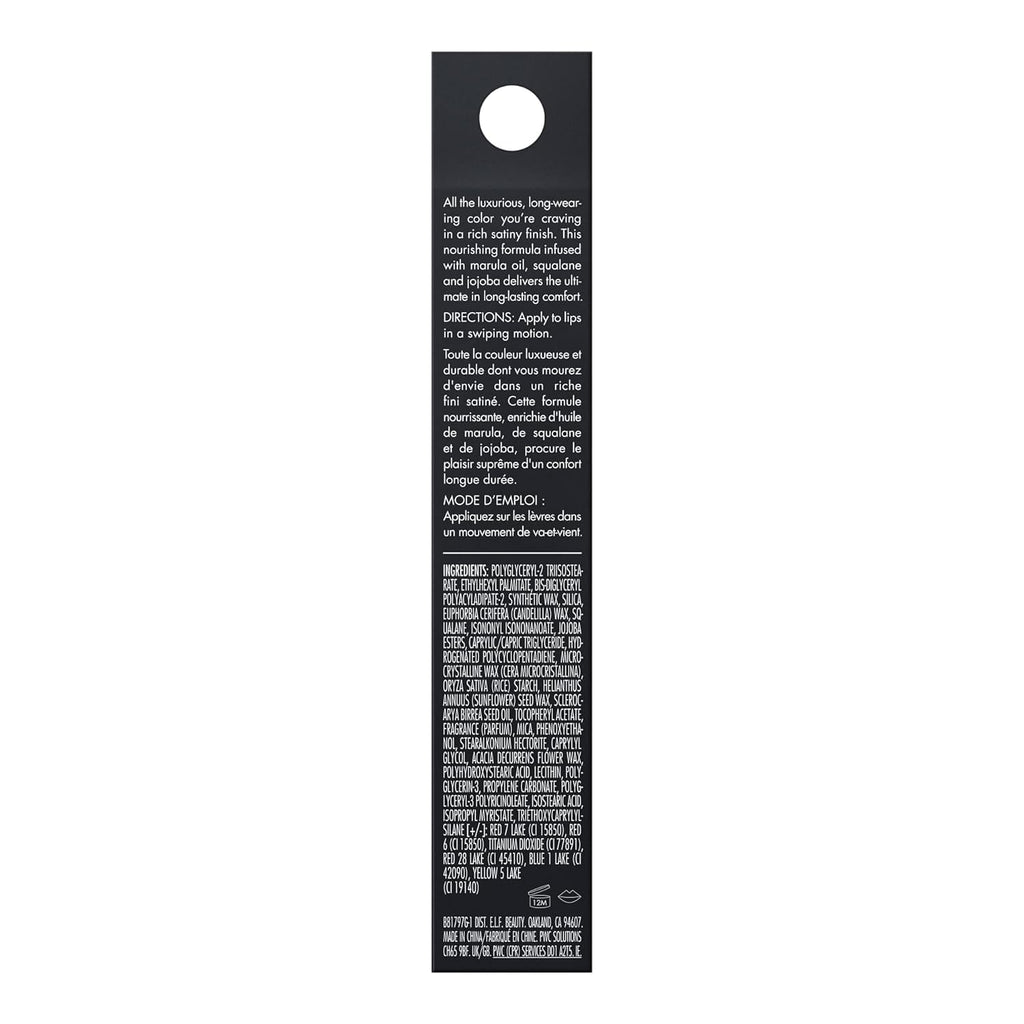 e.l.f. O FACE Satin Lipstick, Own It, 0.13oz