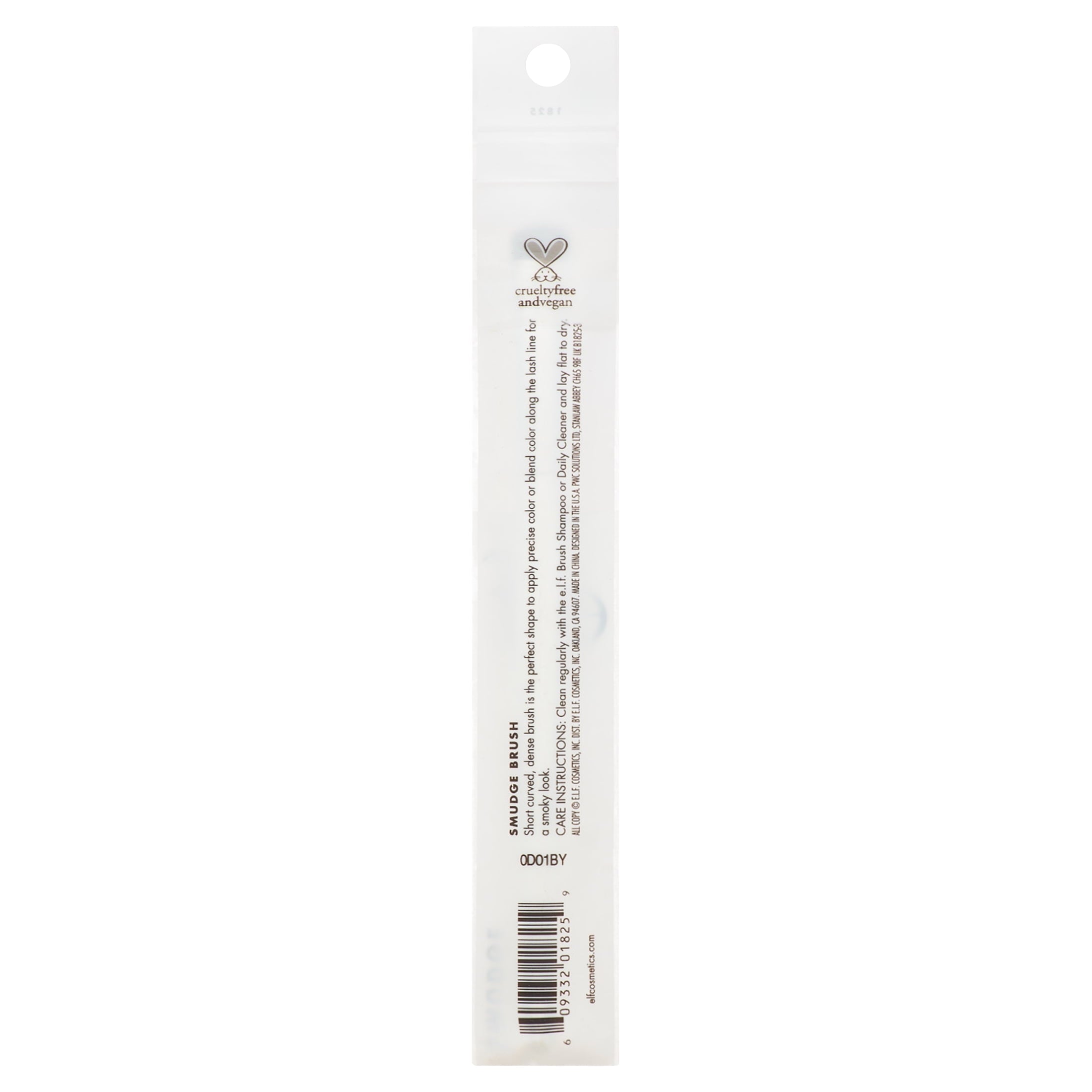 e.l.f Cosmetics Essential Smudge Short Curved Brush