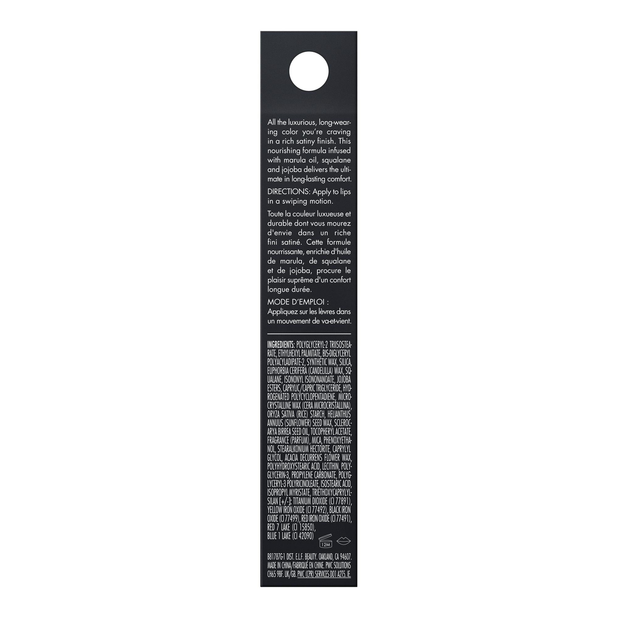 e.l.f. O Face Satin Lipstick, Effortless, 0.13 oz