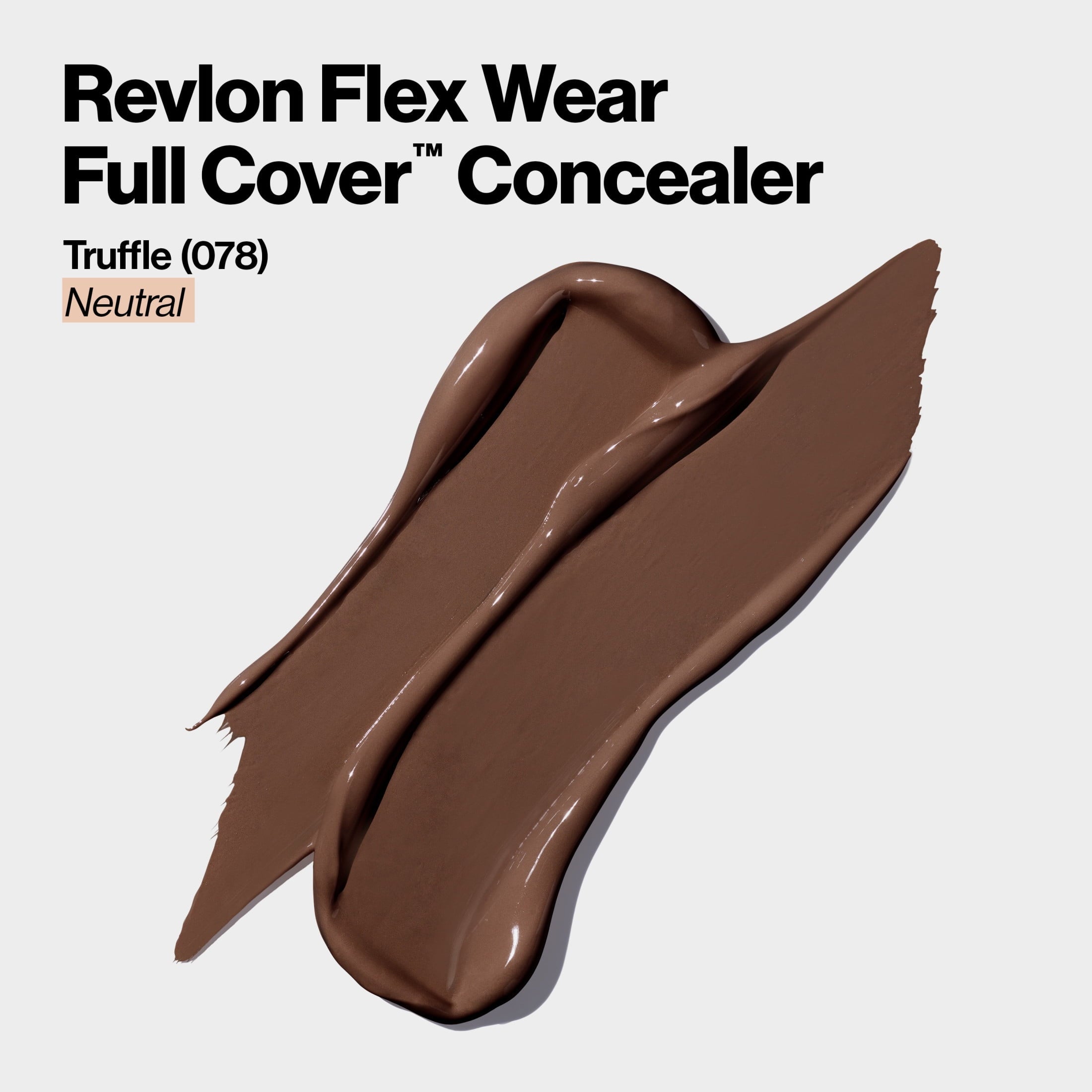Revlon ColorStay Flex Wear Concealer, Full Coverage, 24HR Wear, 078 Truffle, 0.34 fl oz
