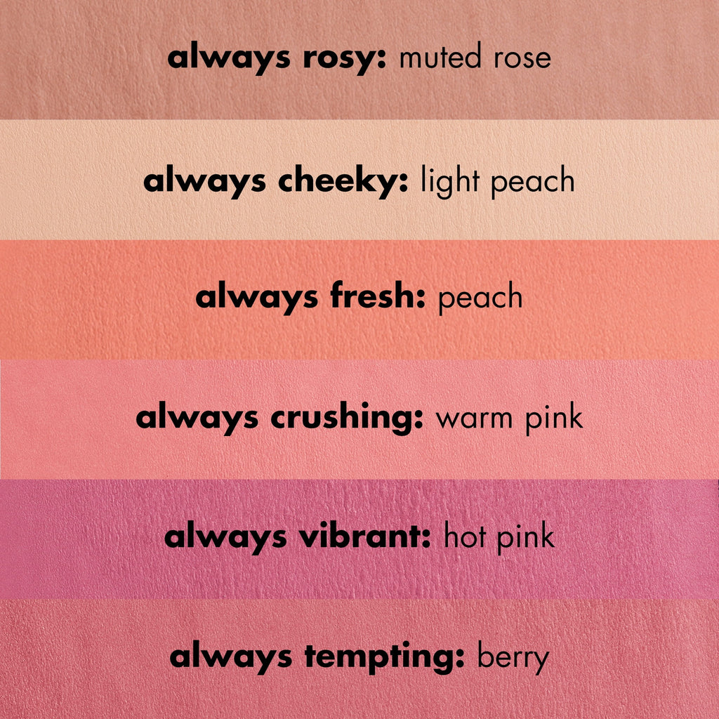 e.l.f. Primer-Infused Matte Blush, Always Crushing, 0.35oz