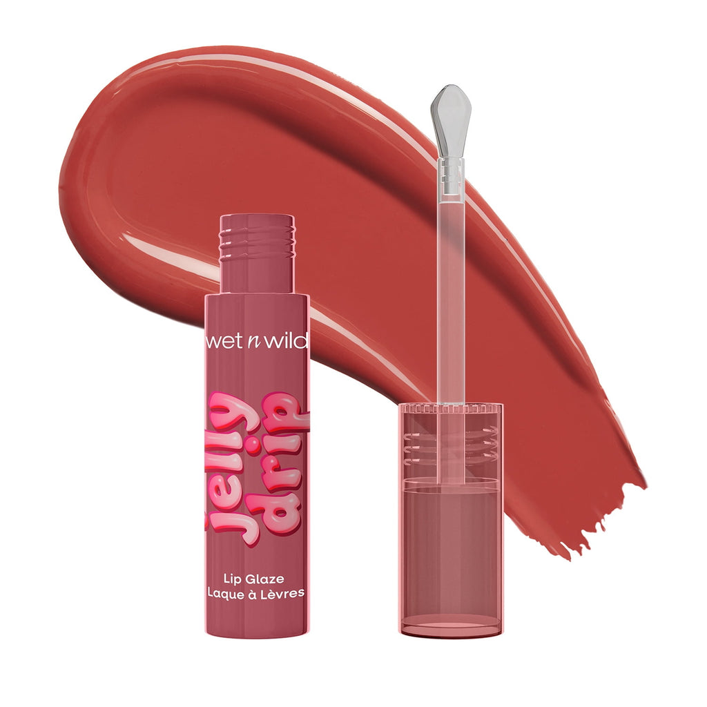 Wet n Wild Jelly Drip Lip Glaze Berry Squish 0.12 fl oz Gel-Based Lip Gloss
