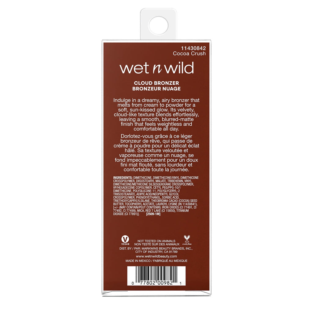 Wet n Wild Mother Fluffer Pudding Bronzer, Cocoa Crush, 0.16 OZ