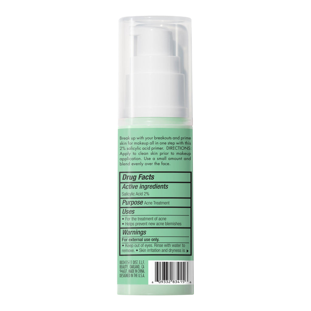 e.l.f. Blemish Control Face Primer, Large, 1.01 fl oz