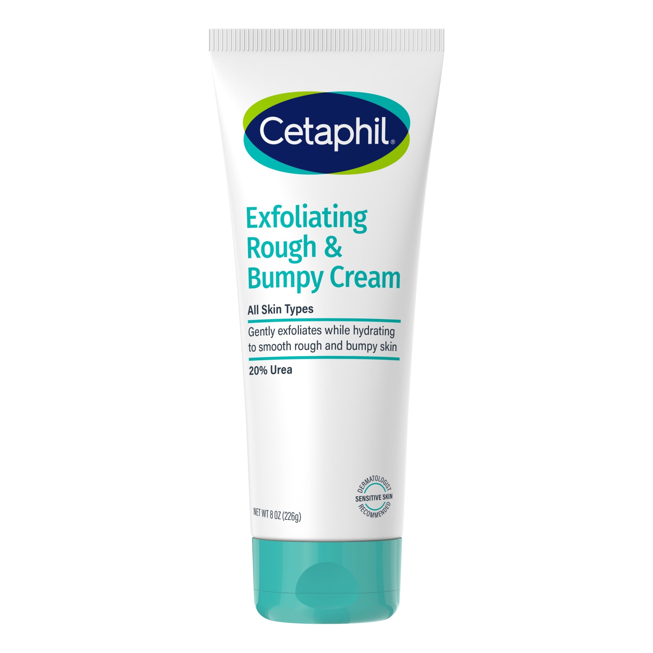 CETAPHIL Exfoliating Rough & Bumpy Cream, Lightweight Cream for All Skin Types, 8 oz Tube