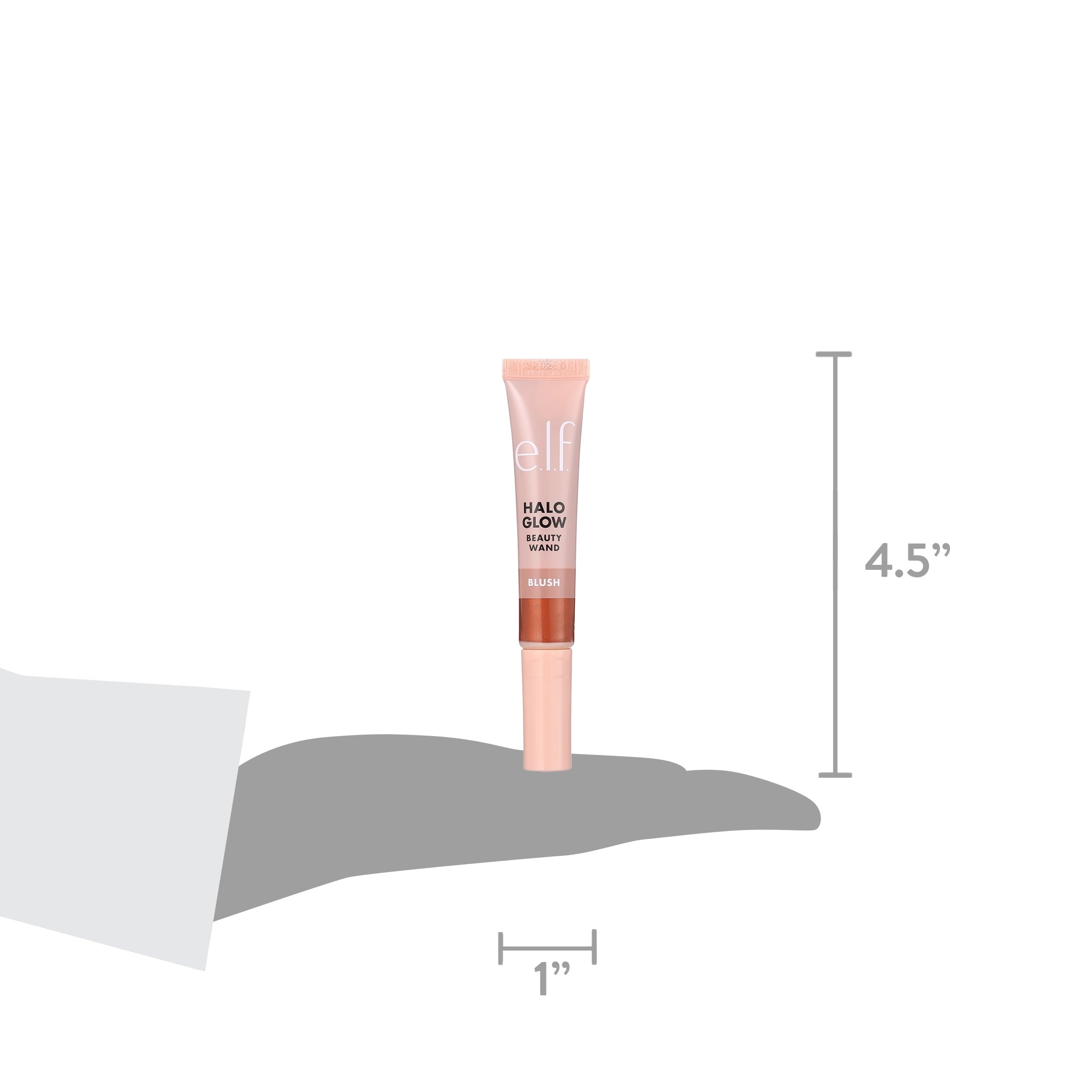 e.l.f. Halo Glow Blush Beauty Wand, You Go Cocoa, 0.33 fl oz