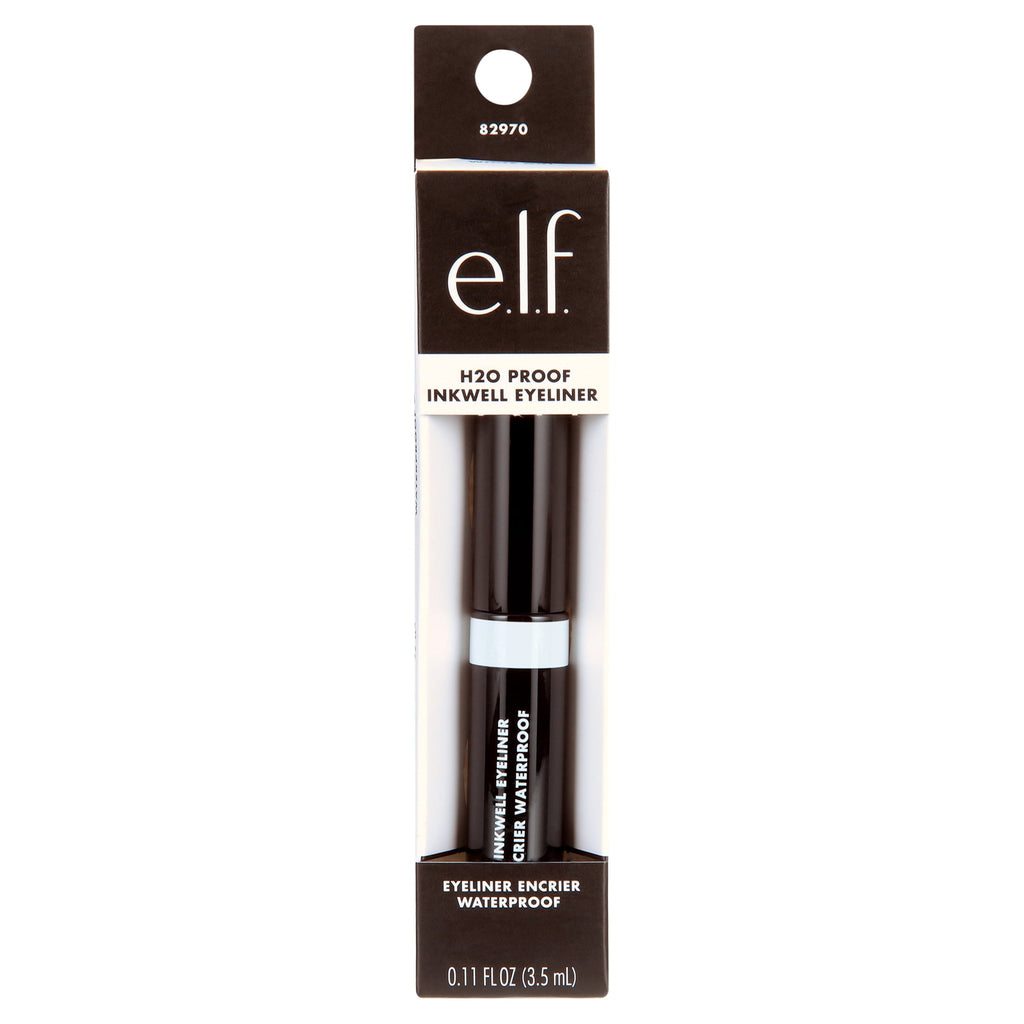 e.l.f. H2O Proof Inkwell Eyeliner, White Out, 0.11 fl oz