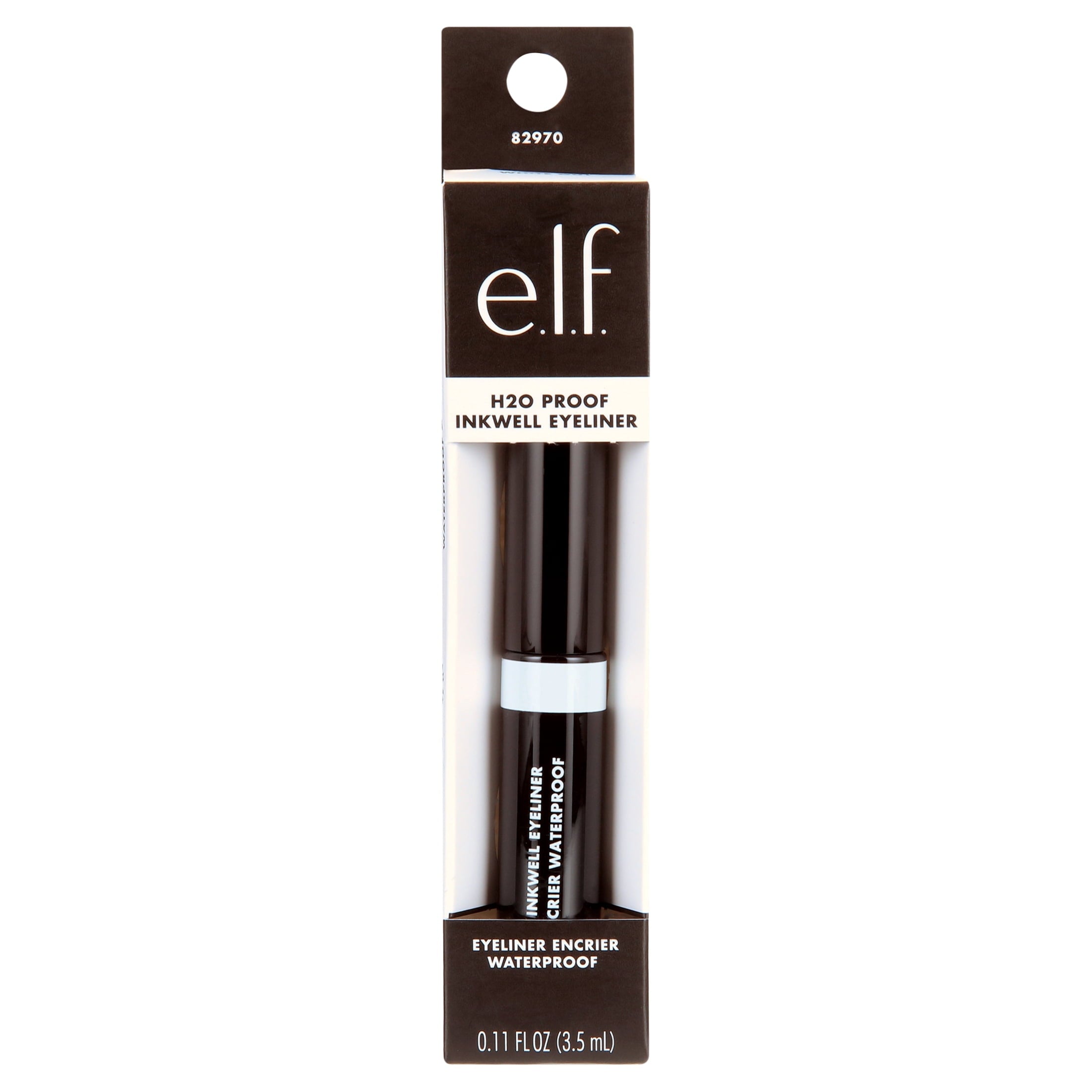 e.l.f. H2O Proof Inkwell Eyeliner, White Out, 0.11 fl oz