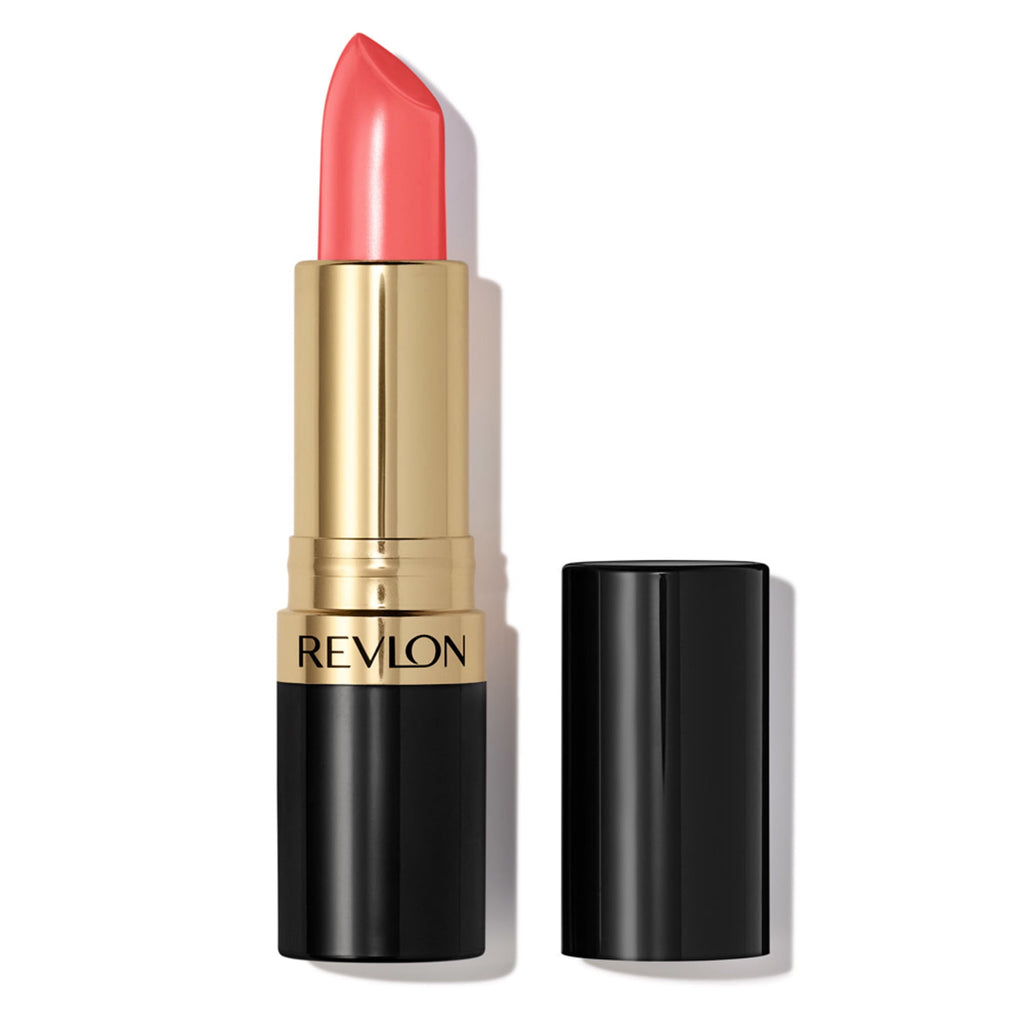 (2 pack) Revlon Super Lustrous Creme Lipstick, Creamy Formula, 807 Fire Peach, 0.15 oz