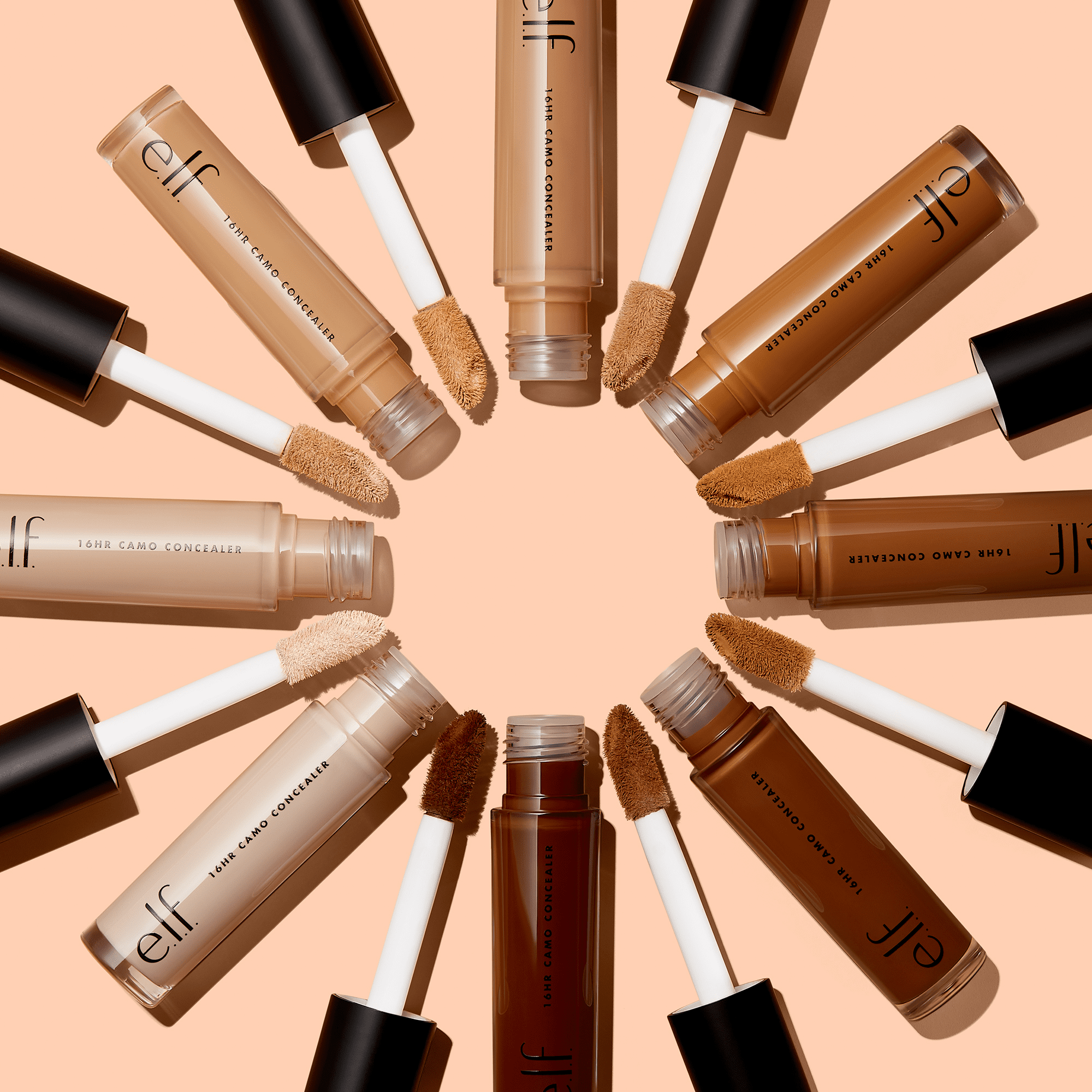 e.l.f. 16HR Camo Concealer, Fair Beige, 0.203 fl oz
