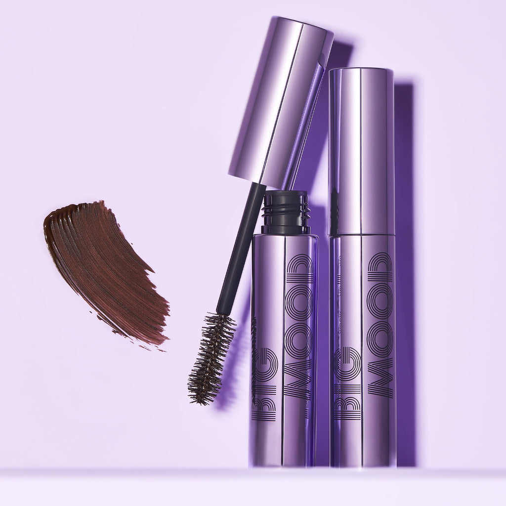 e.l.f. Big Mood Mega Volume & Lifting Mascara, Deep Brown, 0.3 fl oz