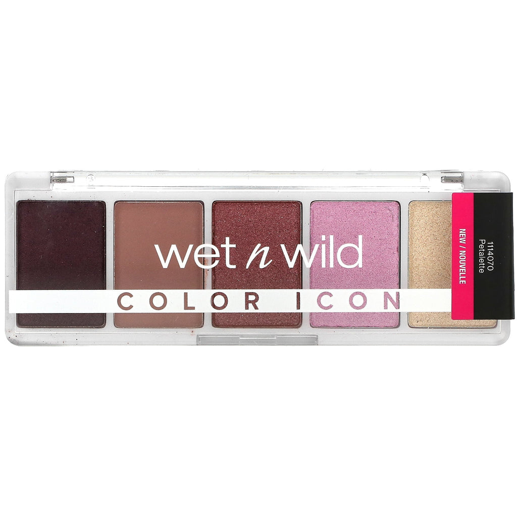 (3 pack) Wet n Wild Color Icon 5 Pan Eye & Face Makeup Palette, Eyeshadow Palette, Petalette