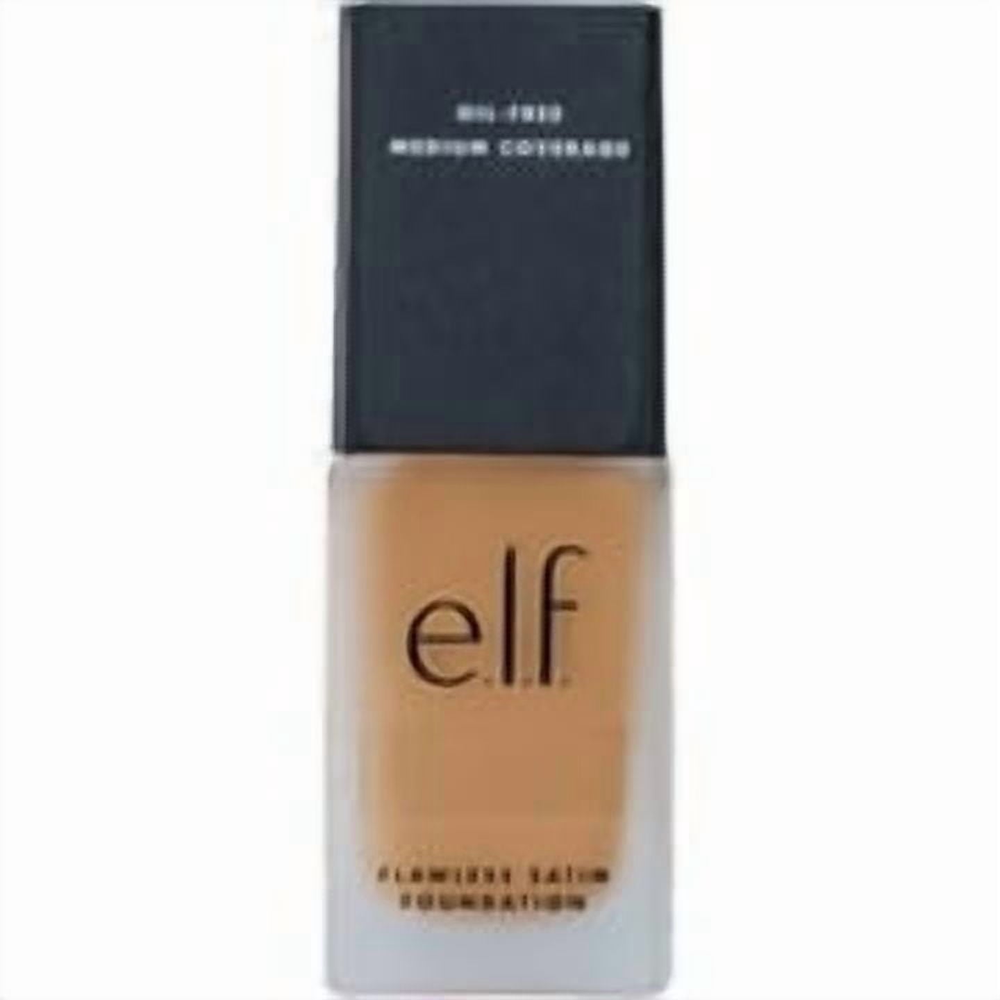(2 pack) e.l.f. Flawless Satin Foundation, Caramel, 0.68 fl oz