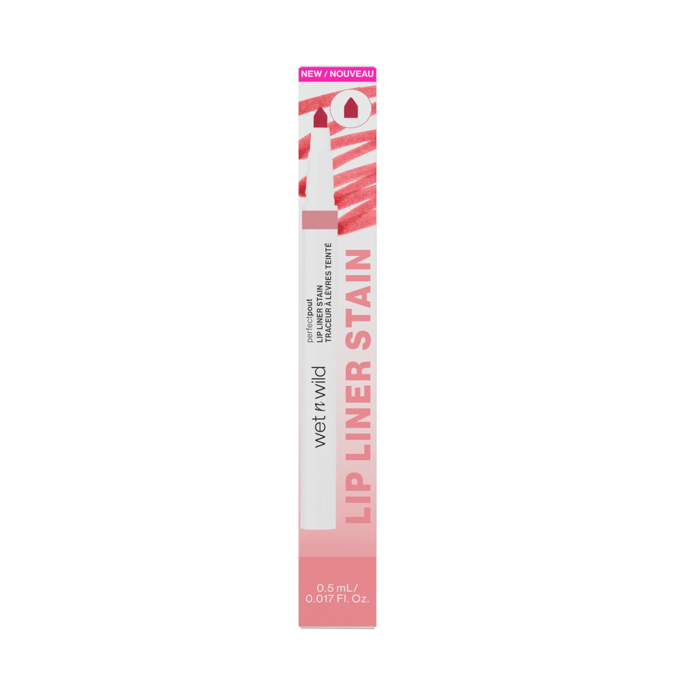 Wet n Wild Perfect Pout Liquid Smudge-Proof Lip Liner Stain, I'm Blushing