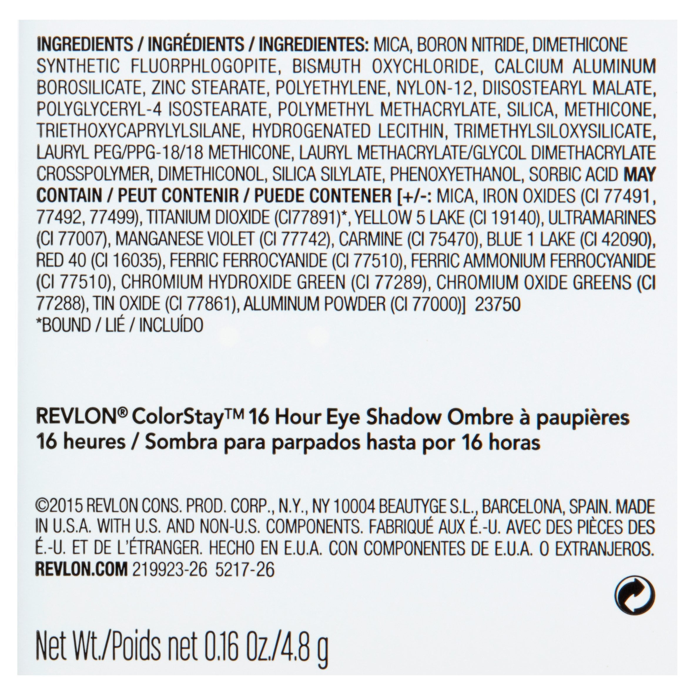 Revlon ColorStay 16 Hour Eye Shadow, Romantic