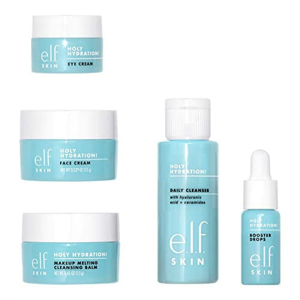 SKIN Hydrated Ever after Skincare Mini Kit, Cleanser, Makeup Remover, Moisturiser Eye Cream for Hydrating Skin, Airplane-Friendly Sizes