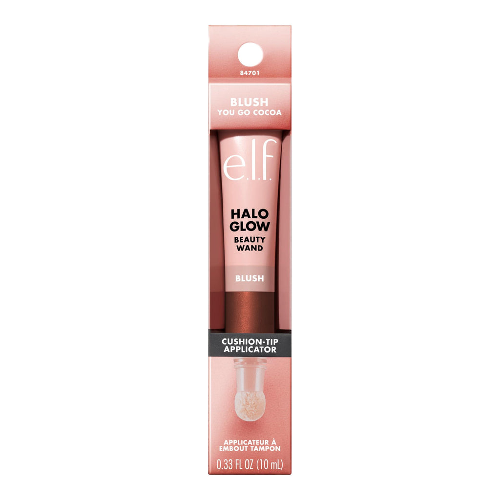e.l.f. Halo Glow Blush Beauty Wand, You Go Cocoa, 0.33 fl oz
