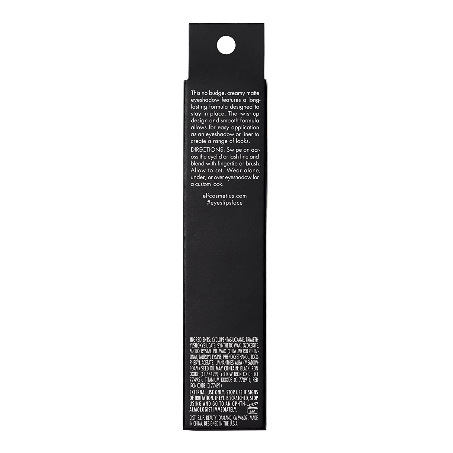 e.l.f. No Budge Matte Shadow Stick, Thrift Shop, 0.05oz