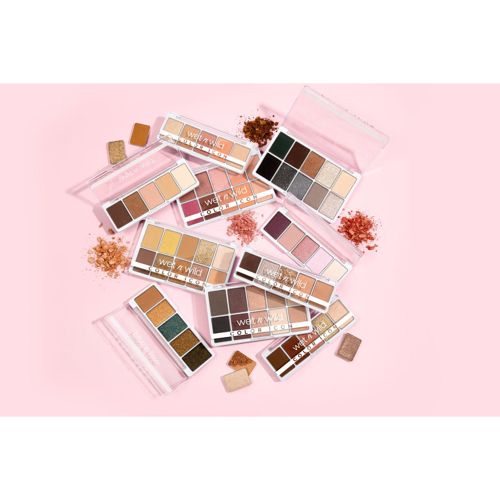 wet n wild Color Icon 10 Pan Eyeshadow Palette, Lights Off, 0.42 oz