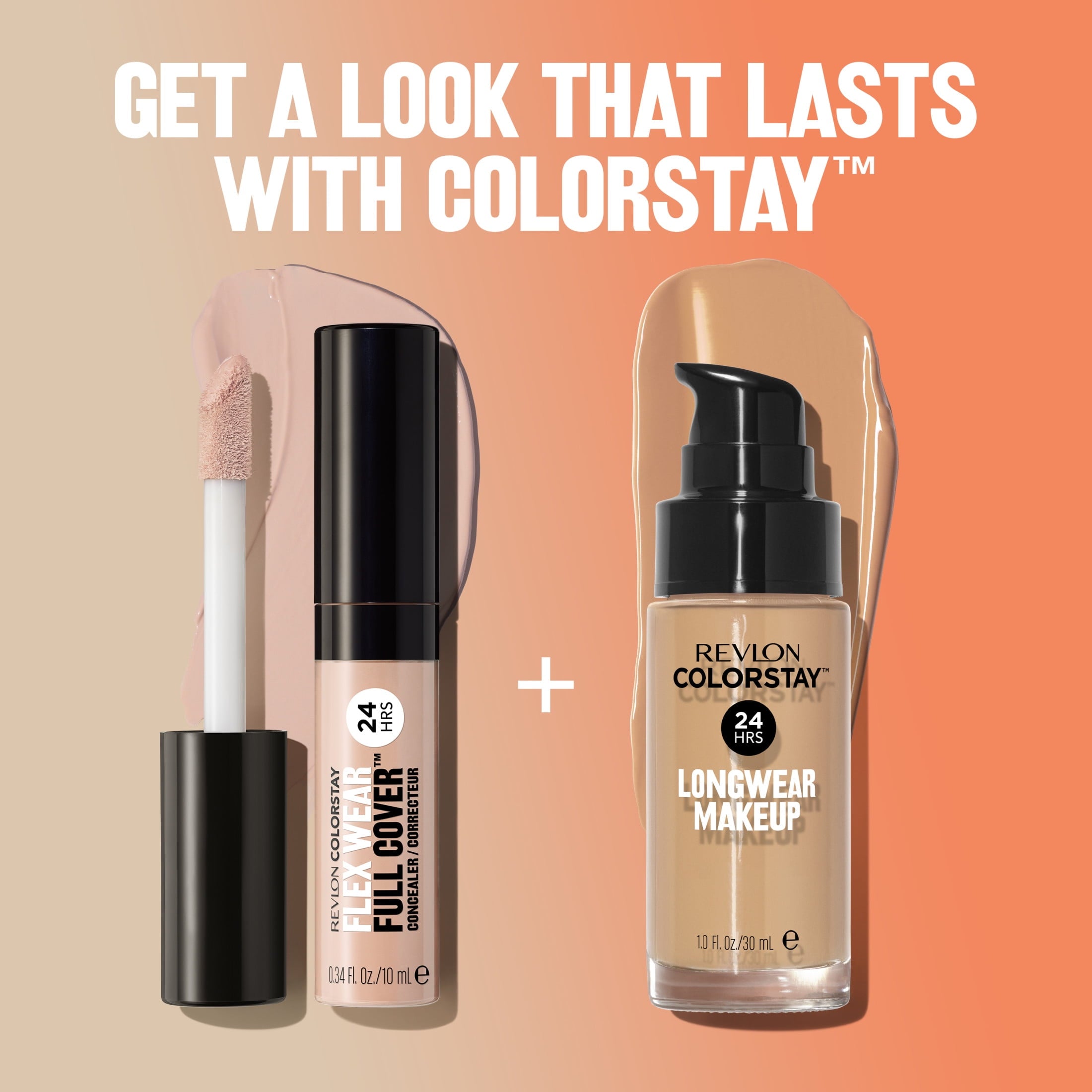 Revlon ColorStay Flex Wear Concealer, Full Coverage, 24HR Wear, 078 Truffle, 0.34 fl oz