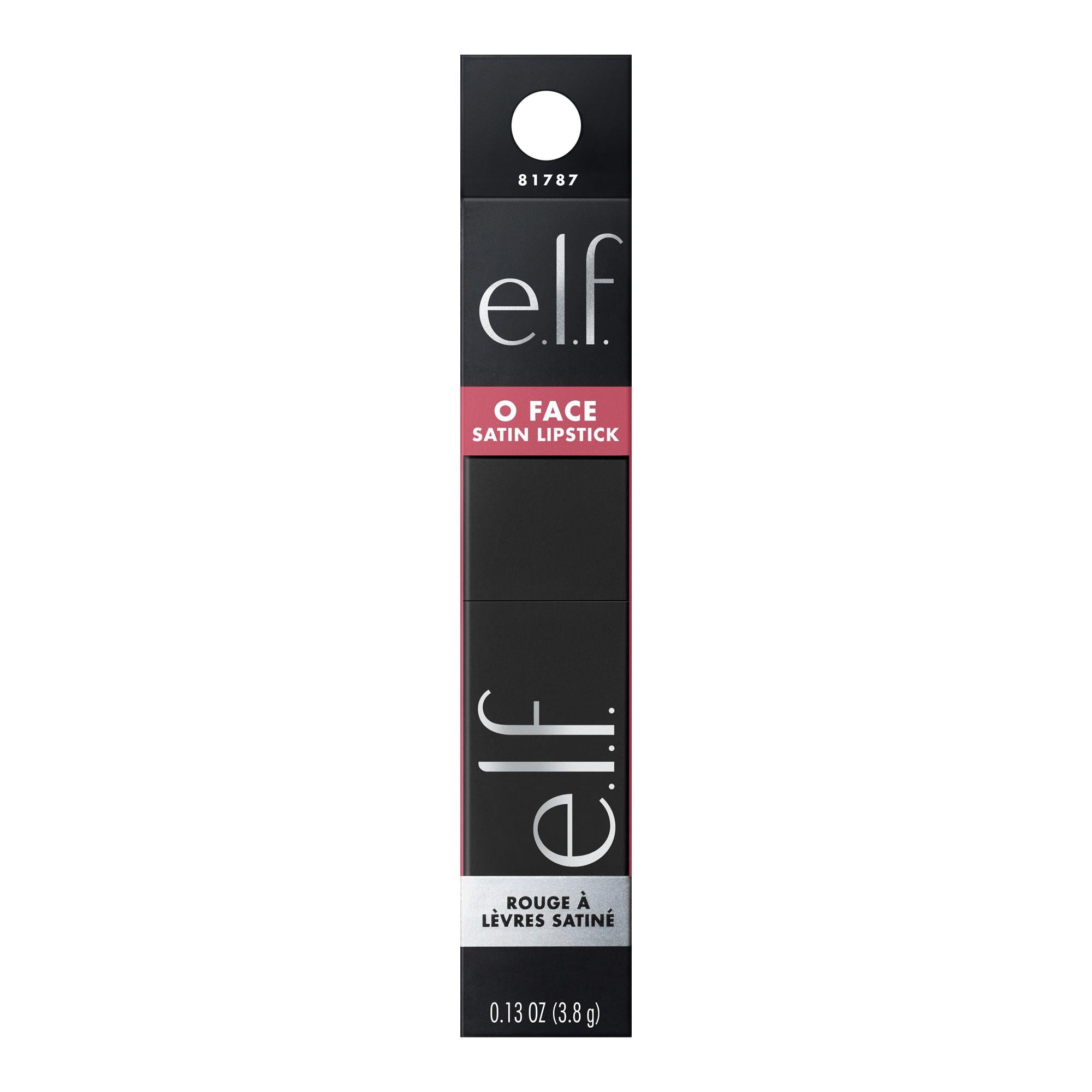e.l.f. O Face Satin Lipstick, Effortless, 0.13 oz