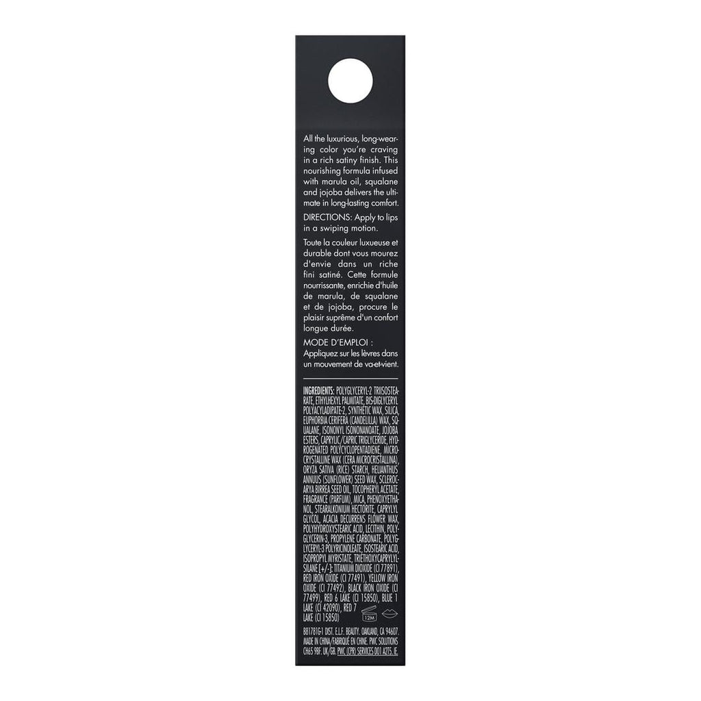 e.l.f. O FACE Satin Lipstick - Standing Ovation - 0.13 oz