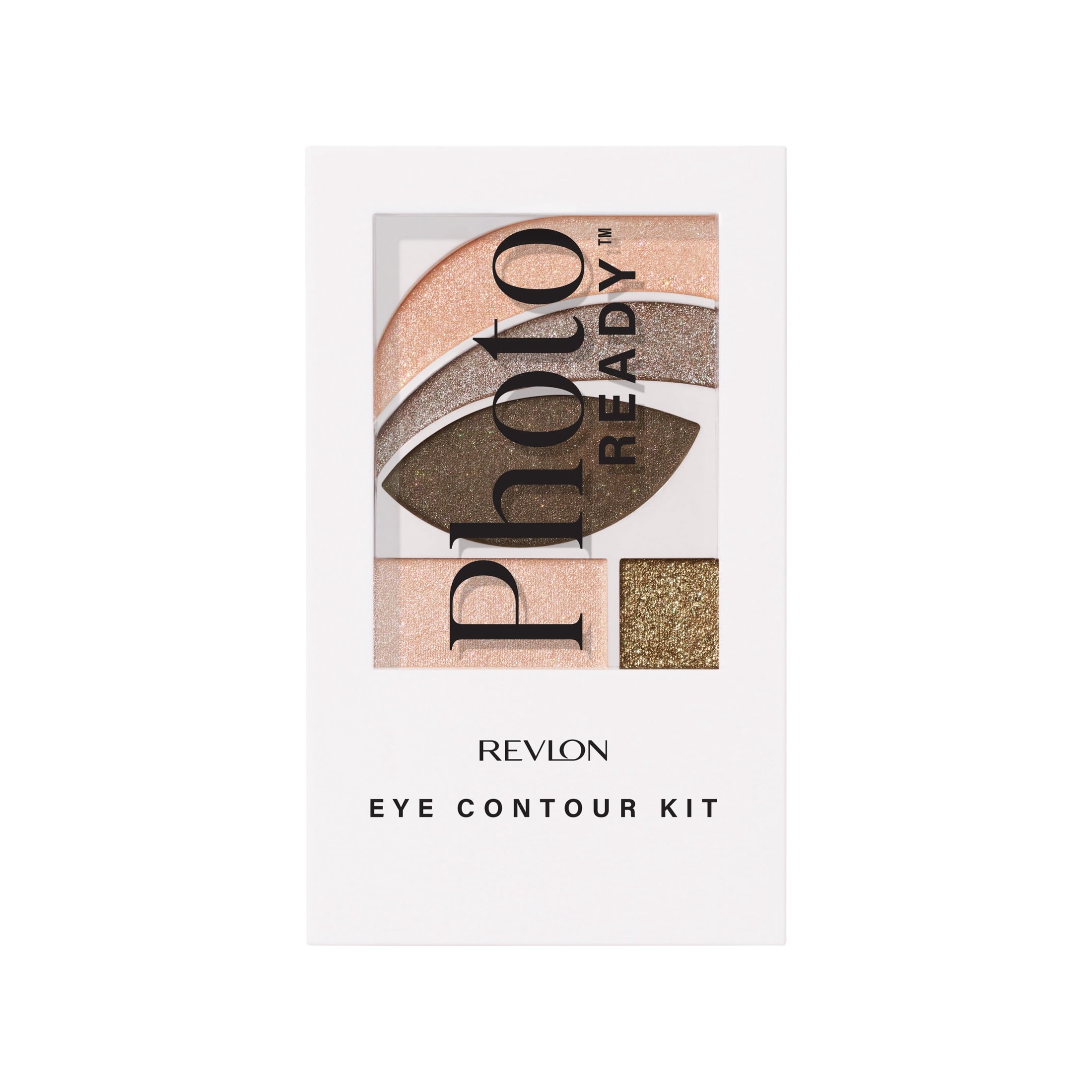 Revlon PhotoReady Eye Contour Kit Makeup Palette, Gray Shimmer Eyeshadow, 501 Metropolitan, 0.1 oz