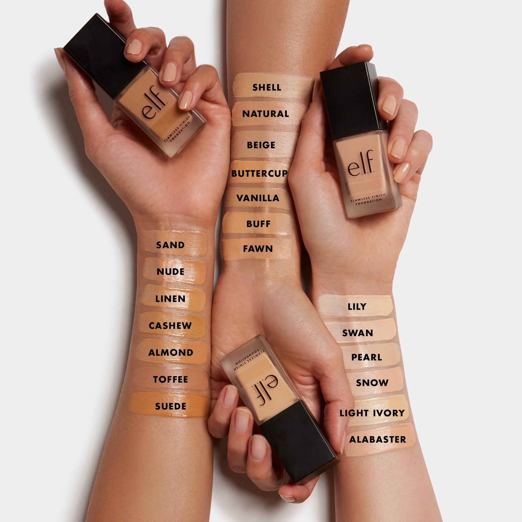 e.l.f. Flawless Satin Foundation, Pearl, 0.68 fl oz