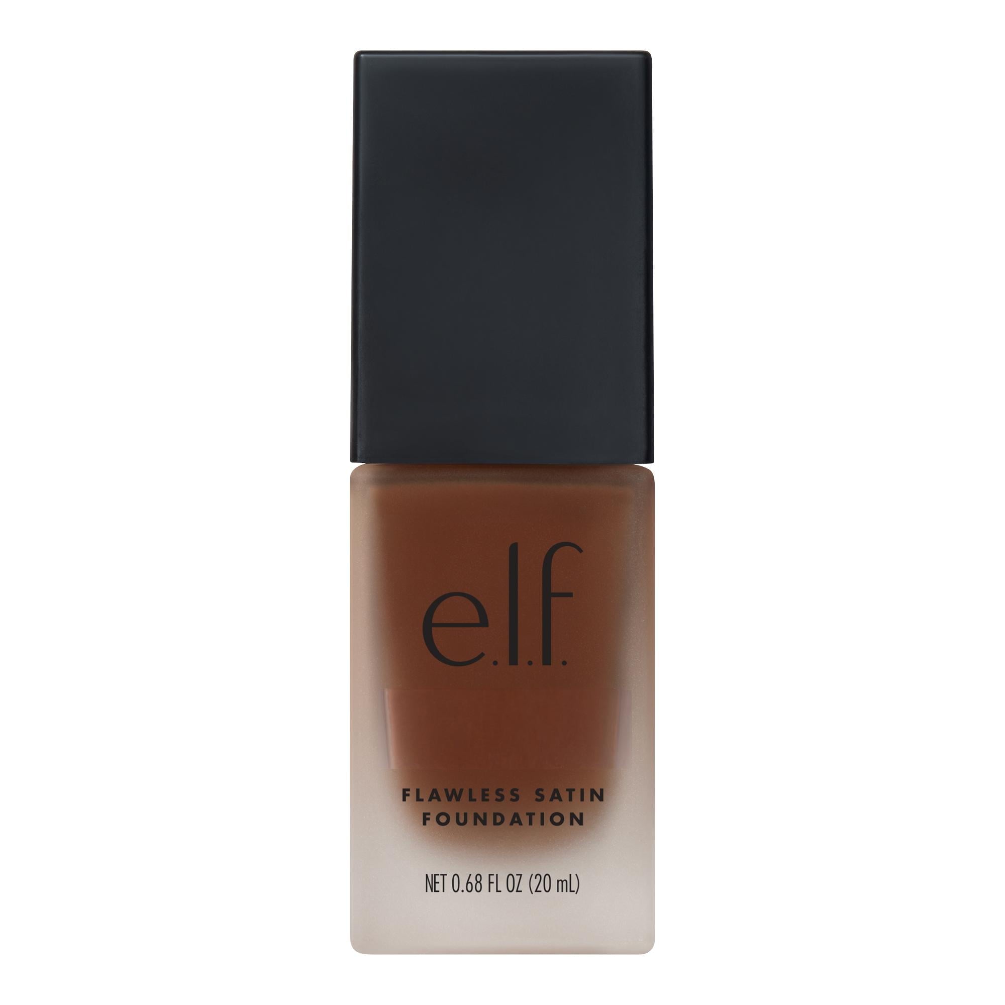 (2 pack) e.l.f. Flawless Satin Foundation, Espresso, 0.68 fl oz