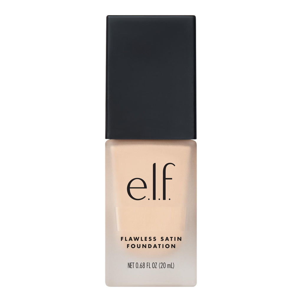 e.l.f. Flawless Satin Foundation, Snow, 0.68 fl oz