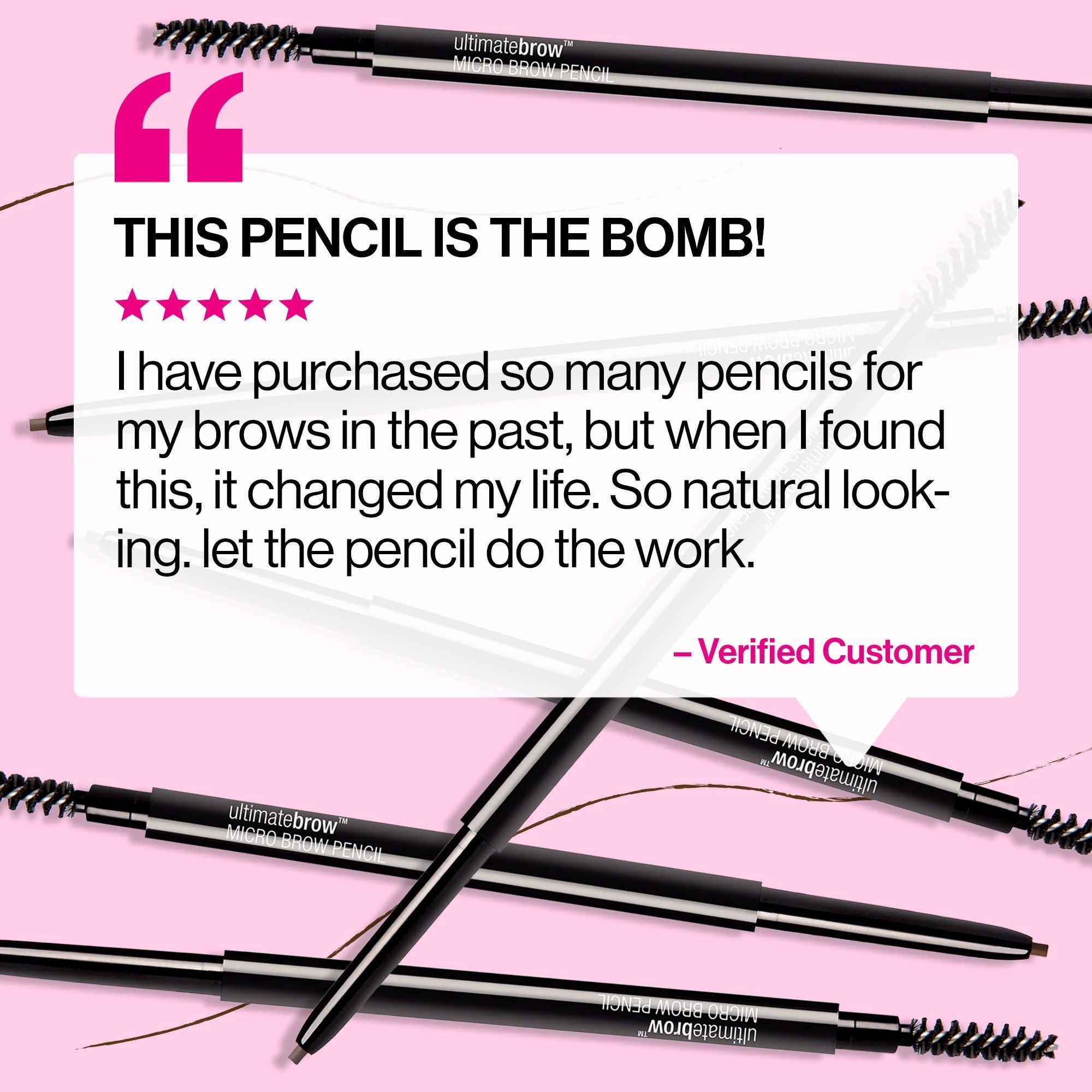 Wet N Wild Ultimate Brow™ Shaping Micro Brow Pencil, Deep Brown