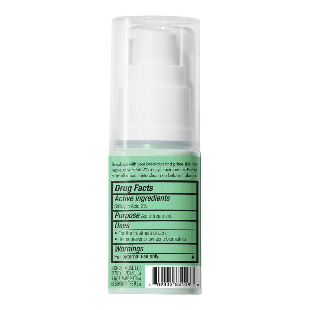 e.l.f. Blemish Control Face Primer, Small, 0.47 fl oz