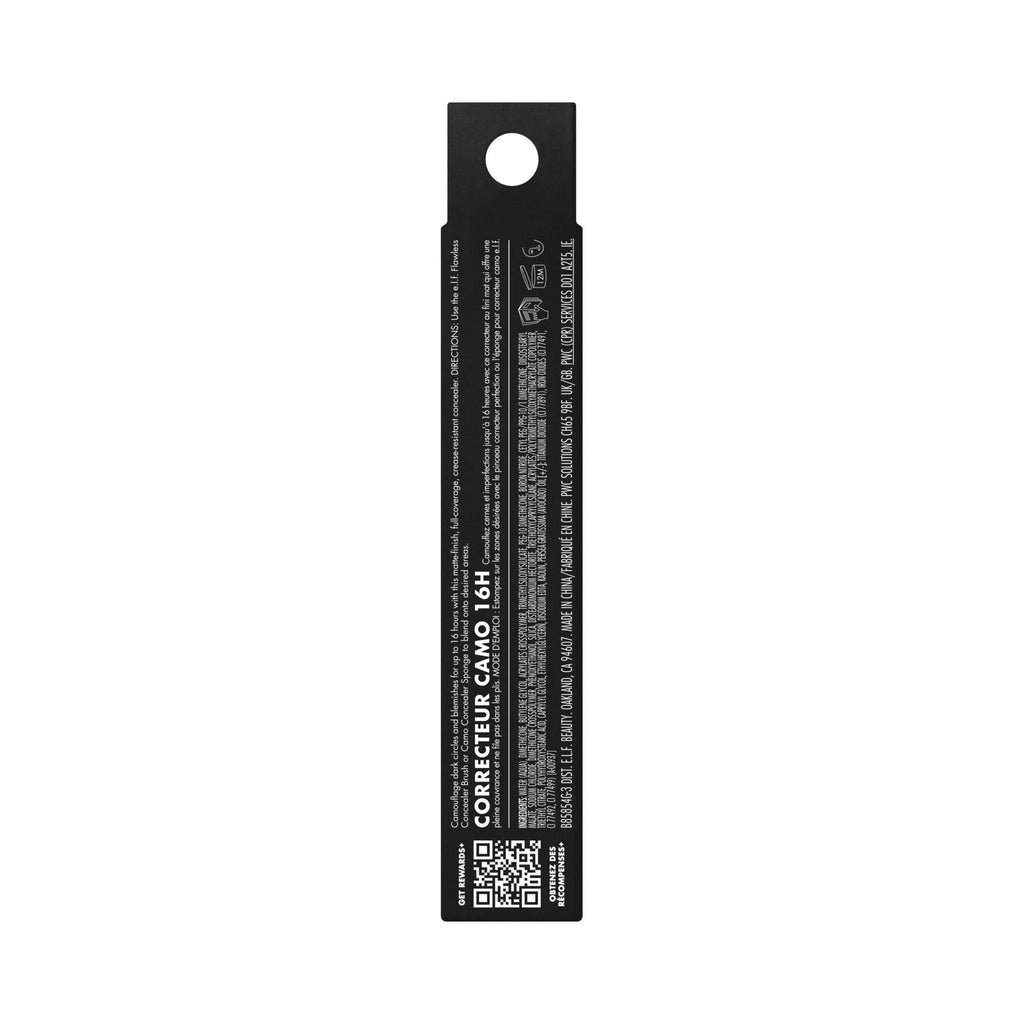 e.l.f. 16HR Camo Concealer, Deep Chestnut, 0.2 fl oz