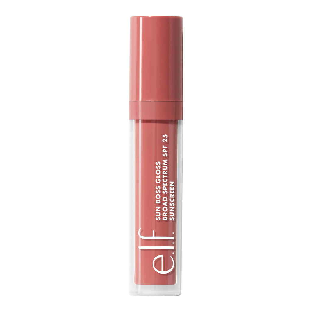 e.l.f. Sun Boss Gloss SPF 25, Pink-Me Girl, 0.13 fl oz