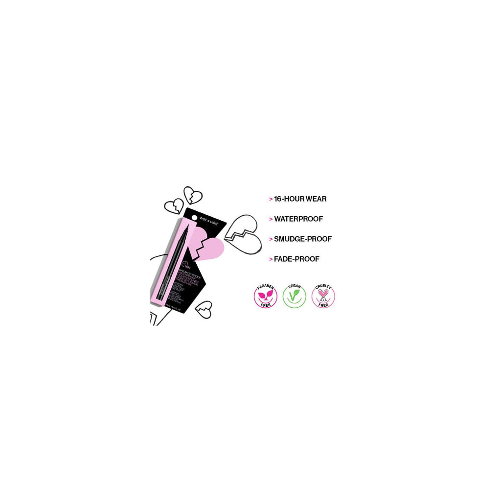 wet n wild Breakup Proof Waterproof Liquid Eyeliner - Brown