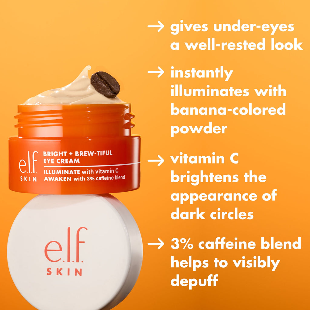 e.l.f. SKIN Bright + Brew-tiful Eye Cream