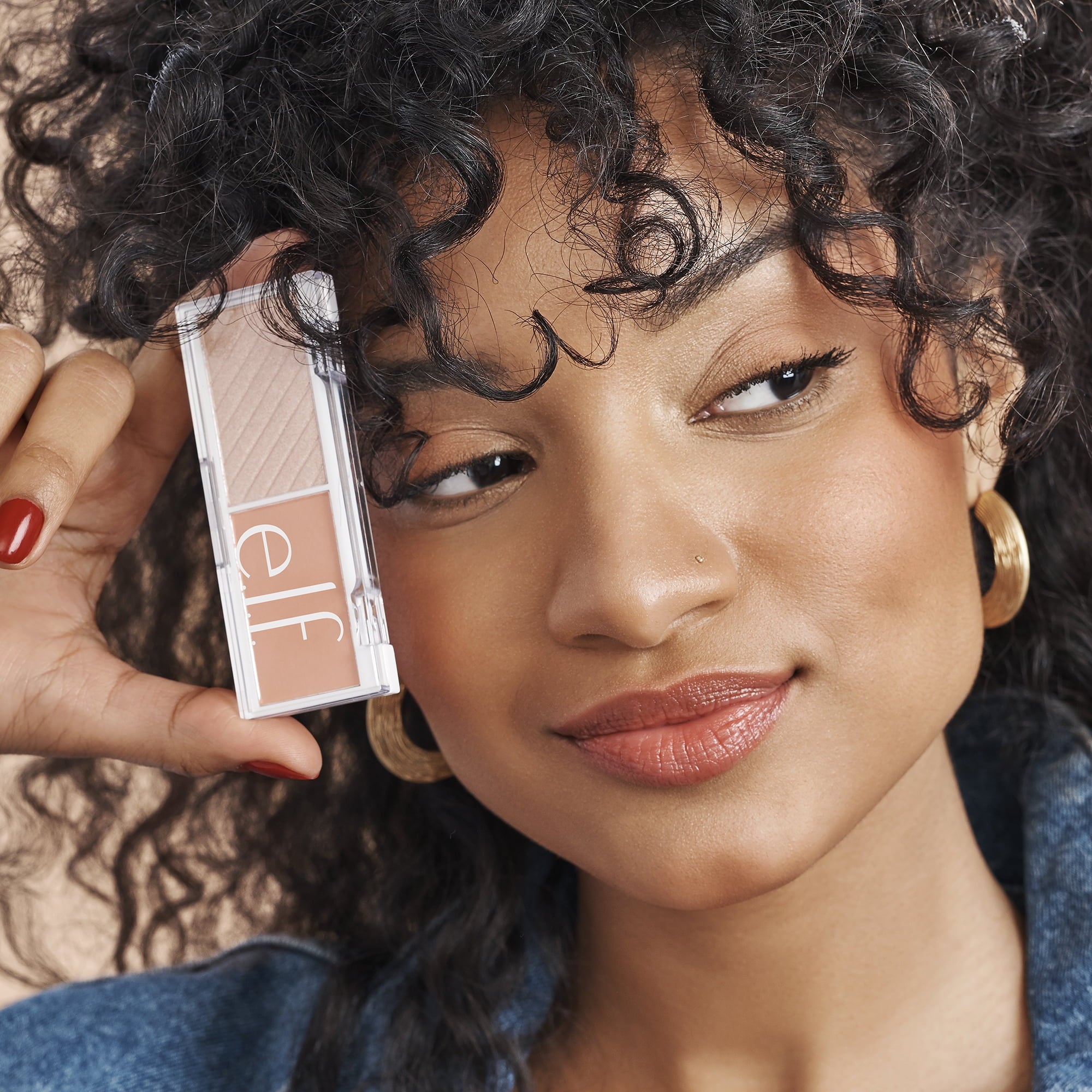 e.l.f. Bite Size Face Duo, White Peach