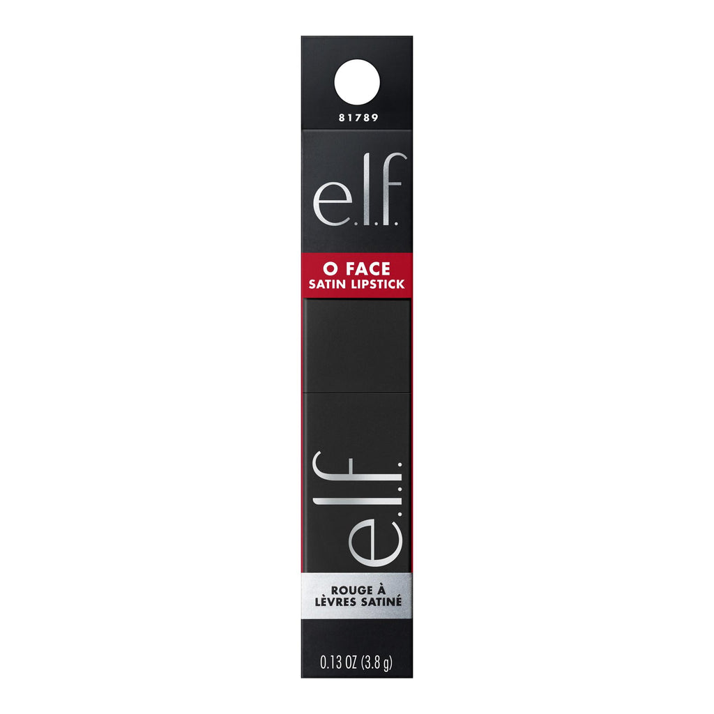 e.l.f. O FACE Satin Lipstick, No Regrets, 0.13oz