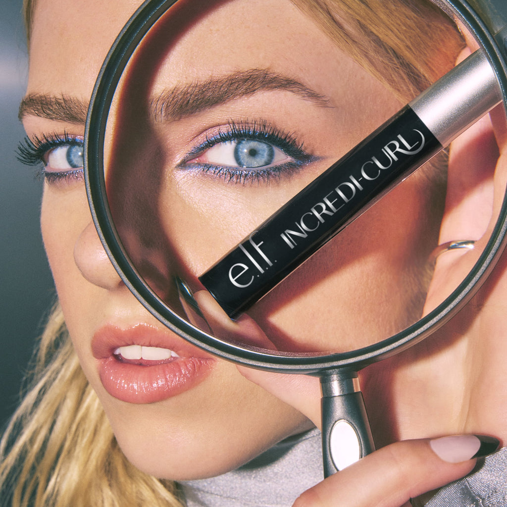 e.l.f. Incredi-Curl Curling & Volumizing Mascara, Pitch Black, 0.32oz