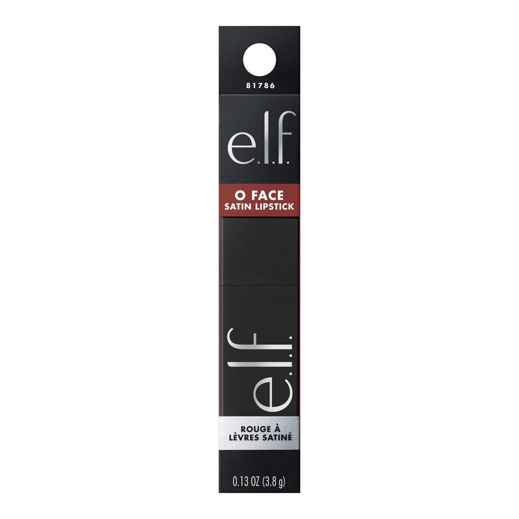 e.l.f. O Face Satin Lipstick, Drive, 0.13 oz