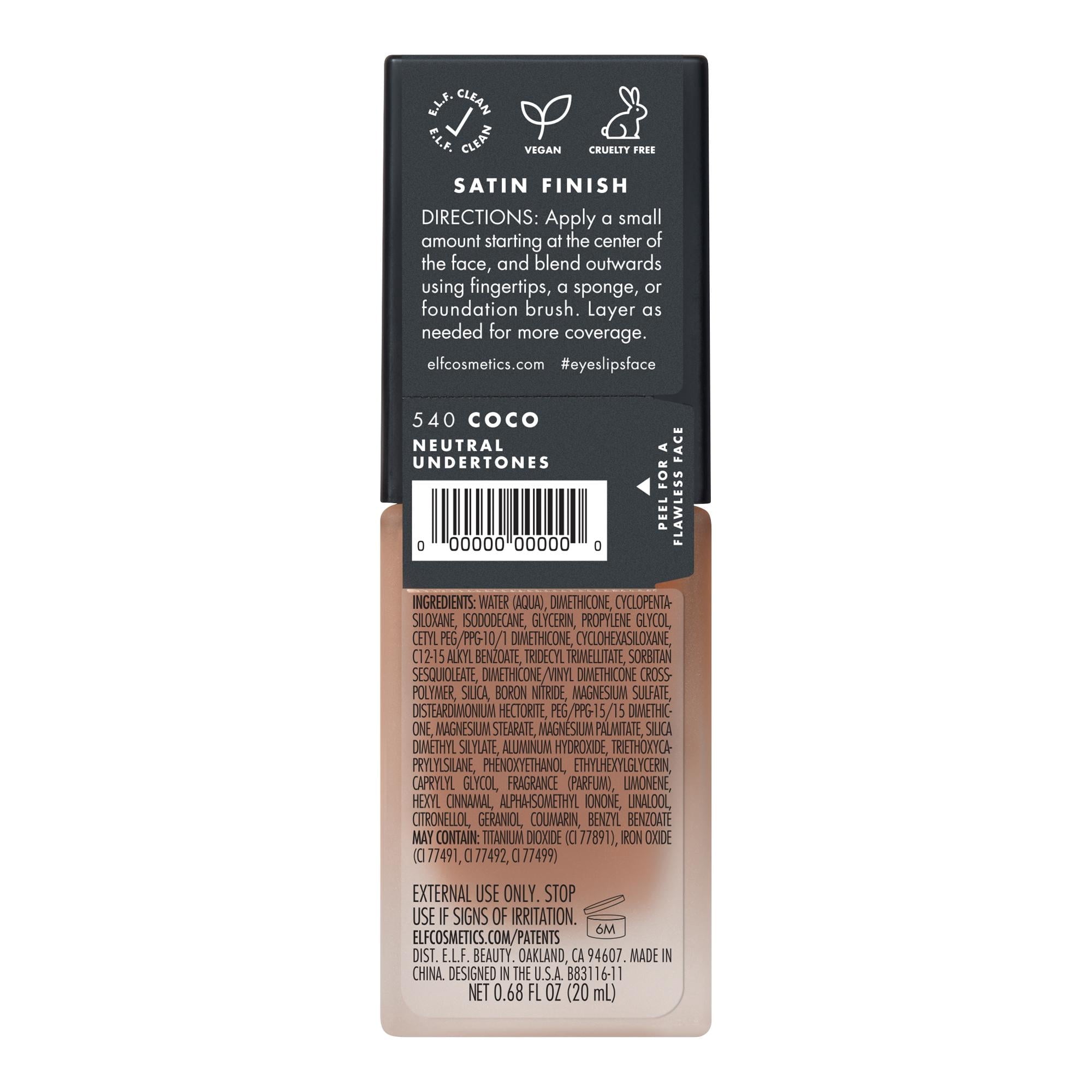 (2 pack) e.l.f. Flawless Finish Foundation with SPF 15, Coco, 0.68 Oz