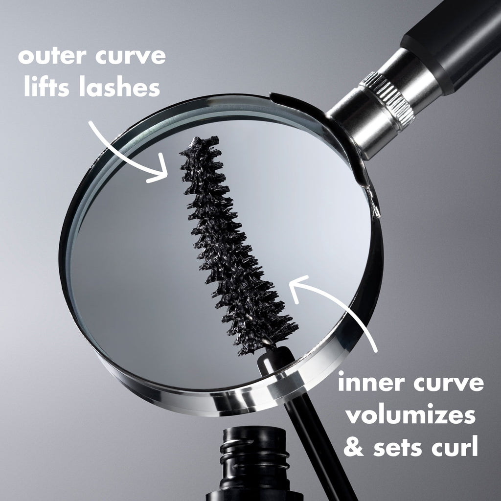 e.l.f. Incredi-Curl Curling & Volumizing Mascara, Brown, 0.32oz