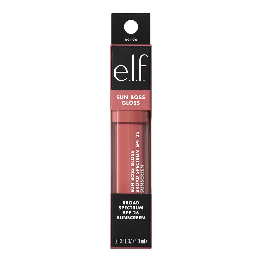 e.l.f. Sun Boss Gloss SPF 25, Pink-Me Girl, 0.13 fl oz