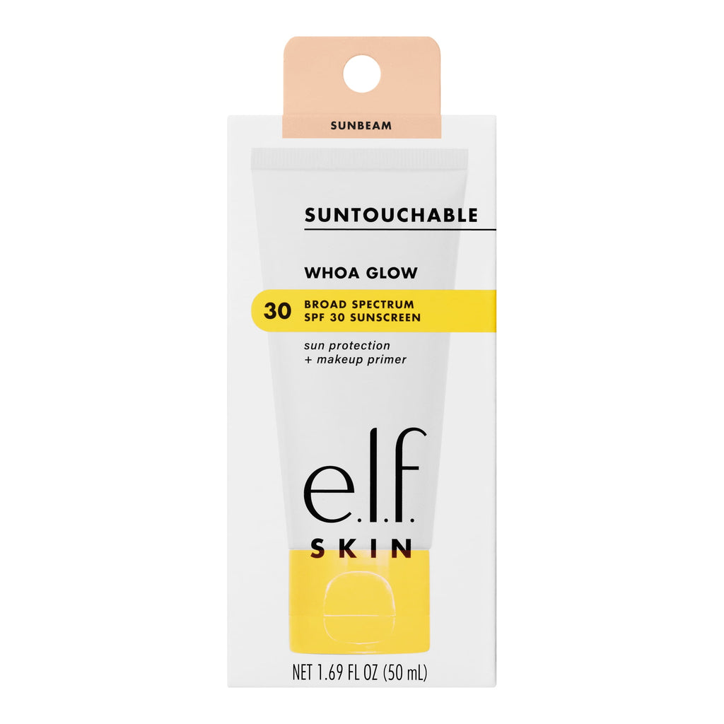 e.l.f. SKIN Suntouchable! Whoa Glow SPF 30 , Sunbeam, 1.69 fl oz