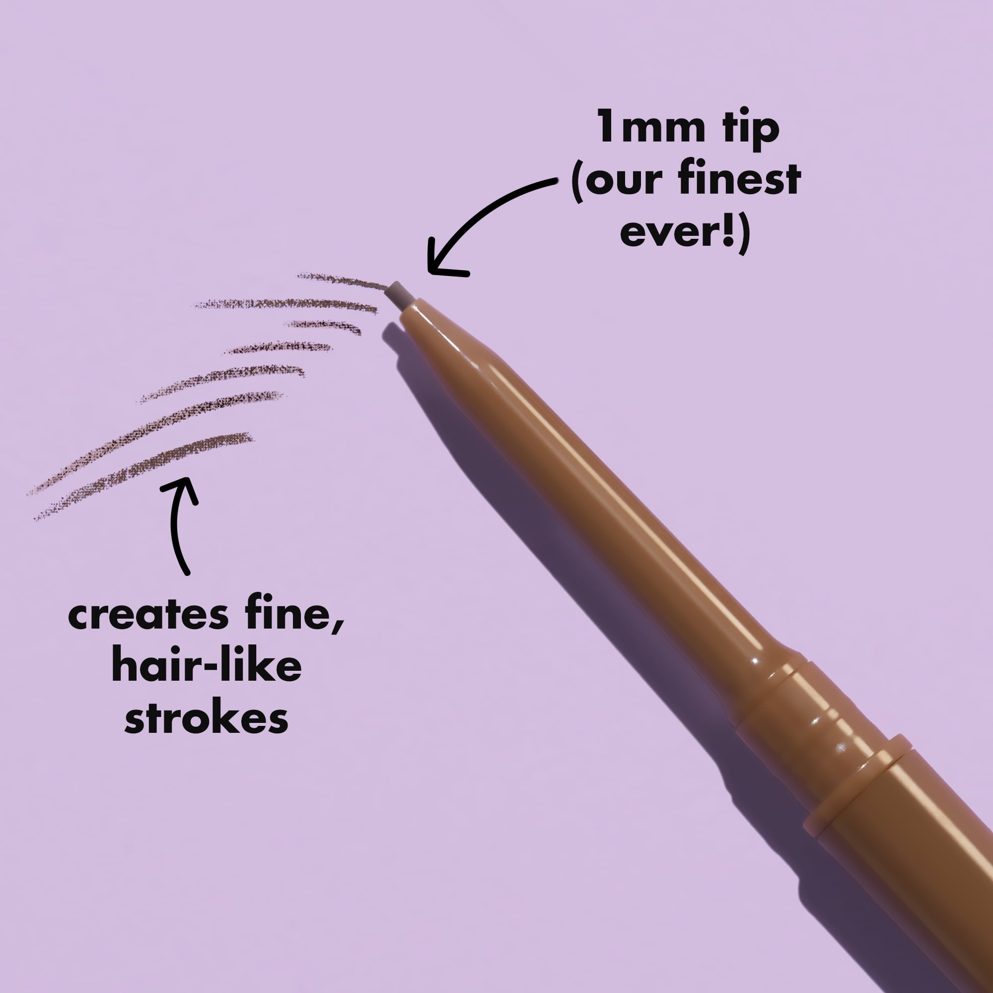 e.l.f. Holy Strokes Micro-Fine Brow Pencil, Espresso, 0.001oz