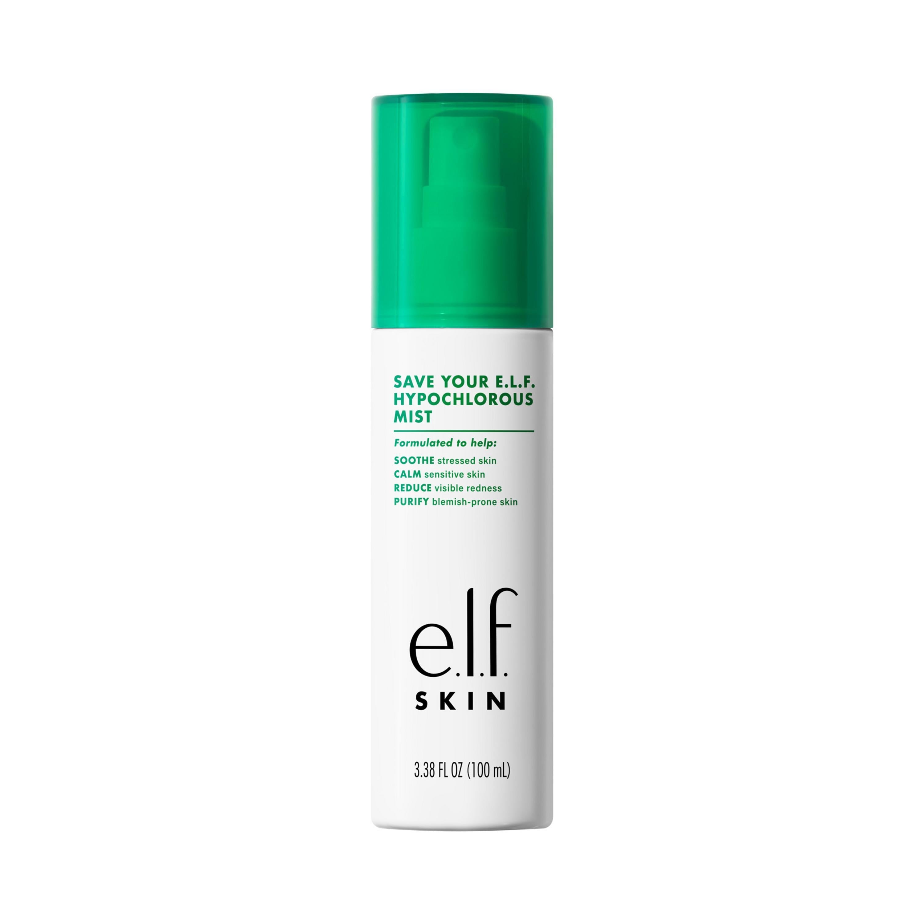 e.l.f. SKIN Save Your E.L.F. Hypochlorous Mist, 3.38 fl. Oz