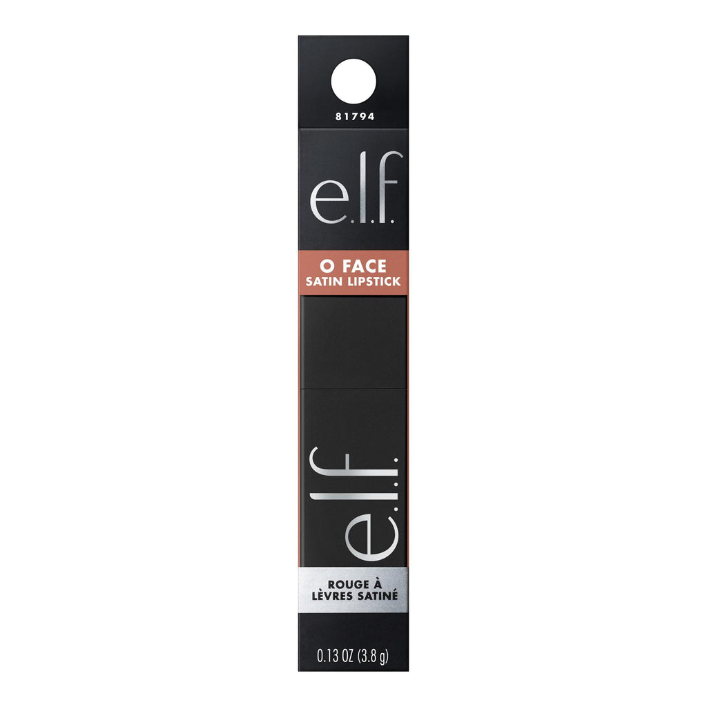e.l.f. O Face Satin Lipstick, Dirty Talk, 0.13 oz