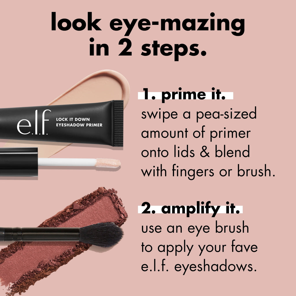e.l.f. Lock It Down Eyeshadow Primer, 0.23 fl oz