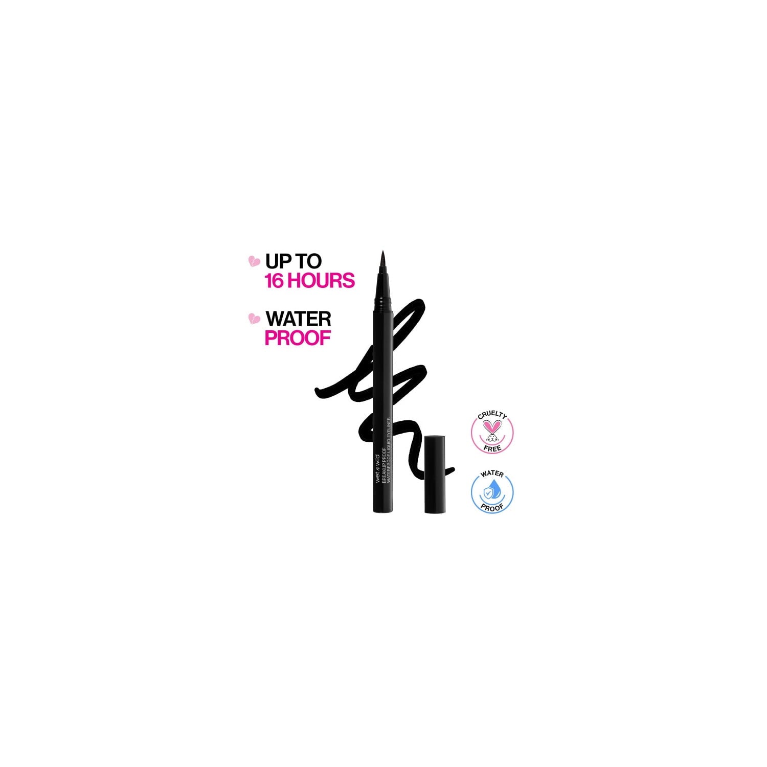 wet n wild Breakup Proof Waterproof Liquid Eyeliner - Brown
